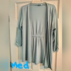 Ricki's Light Gray Open Cardigan